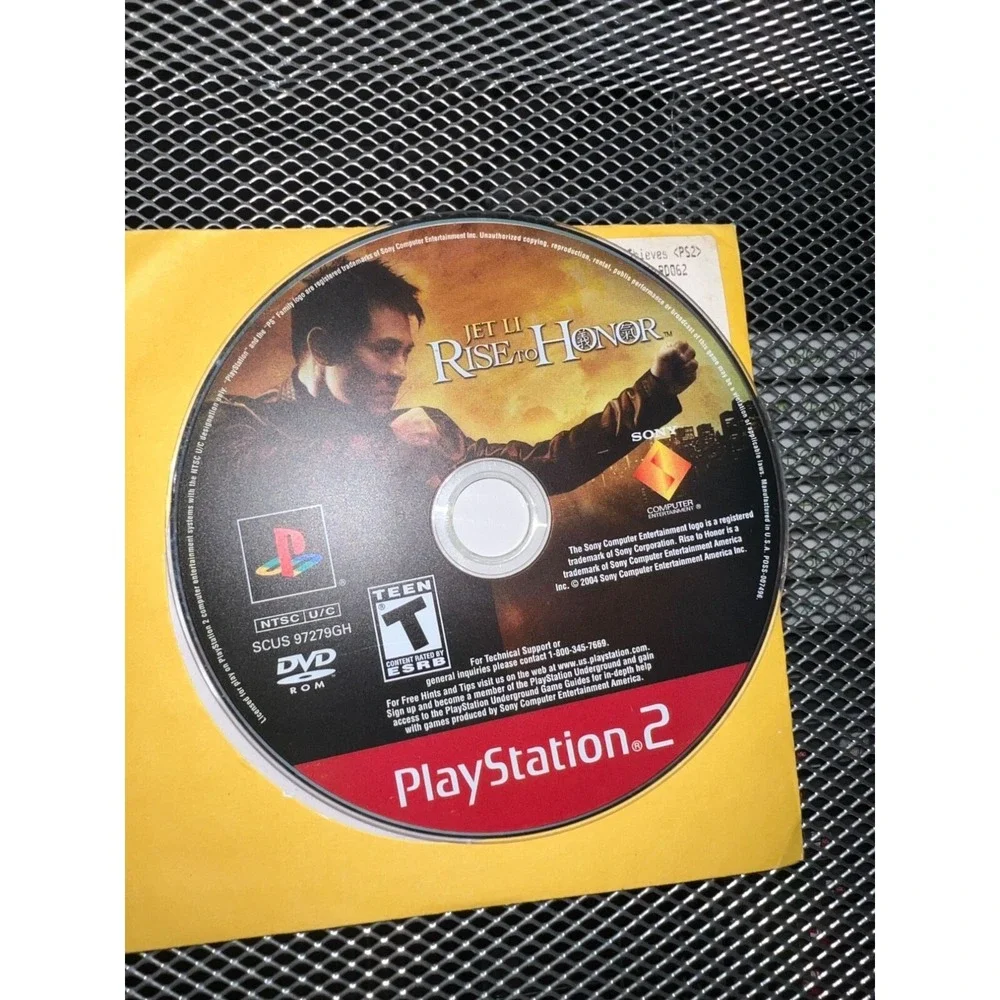 Jet Li Rise To Honor Sony PlayStation 2 Game Disc Only PS2
